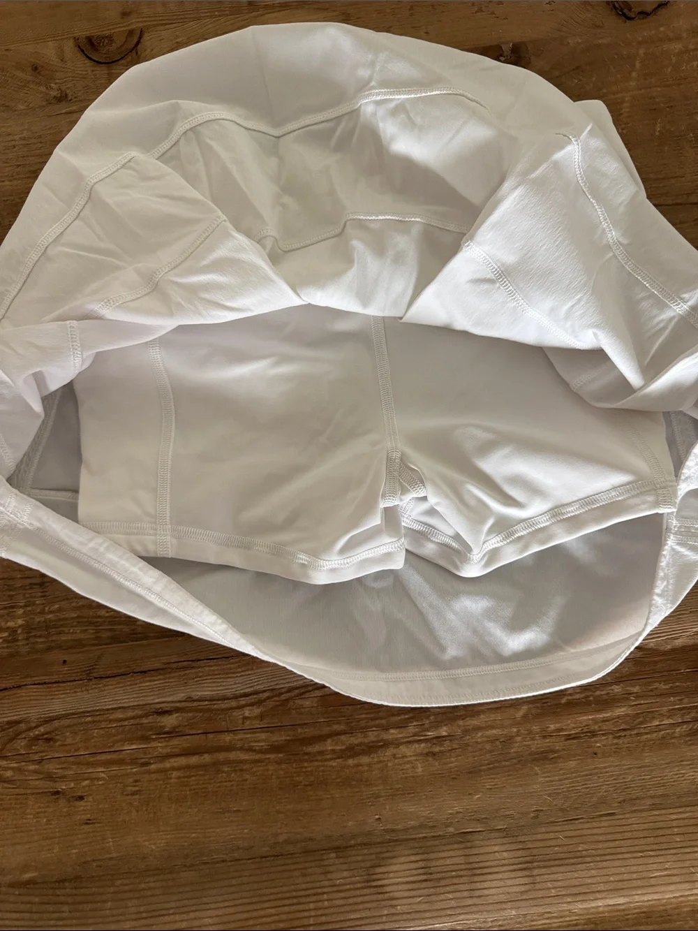 White Lululemon Active Skort